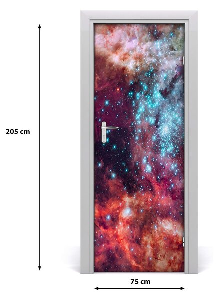 Adesivo per porta interna Magellan Cloud 75x205 cm