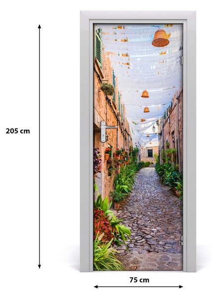 Adesivo per porta Majorca Spagna 75x205 cm