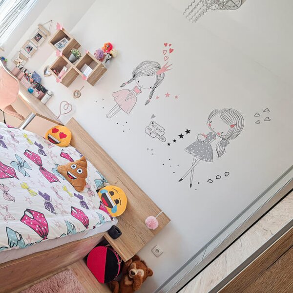 Adesivo murale Fatina - Adesivi da parete - Piccole ballerine