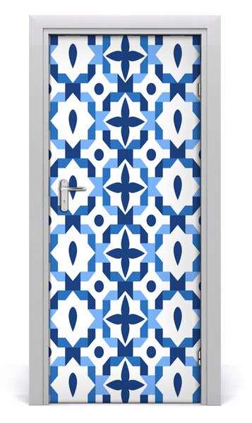 Sticker porta Sfondo geometrico 75x205 cm