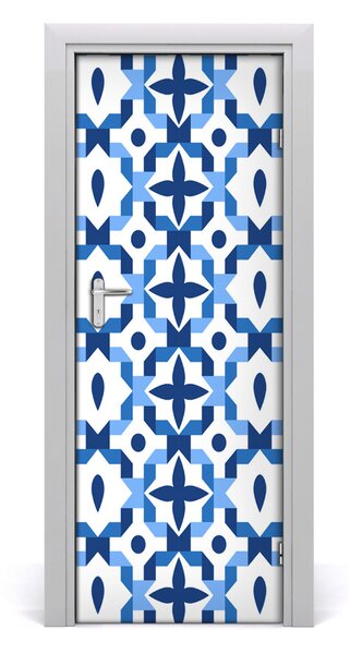 Sticker porta Sfondo geometrico 75x205 cm