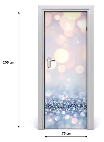 Sticker porta Sfondo lucido 75x205 cm
