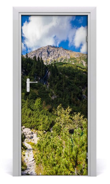 Adesivo per porta interna Morskie Oko Tatry 75x205 cm