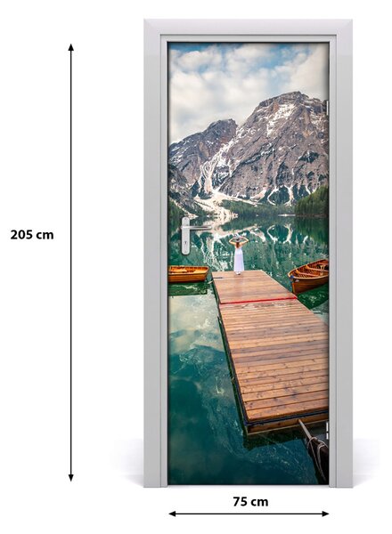 Rivestimento Per Porta Vista in montagna selvatica 75x205 cm