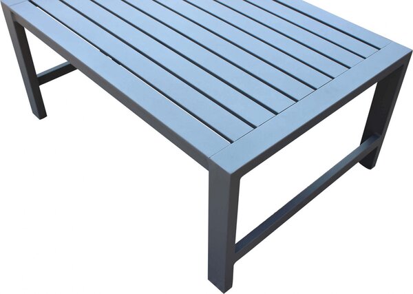 VivaGarden Salotto da Giardino con Divano 2 Posti 2 Poltrone e Tavolino con Cuscini colore Antracite - Luton 2