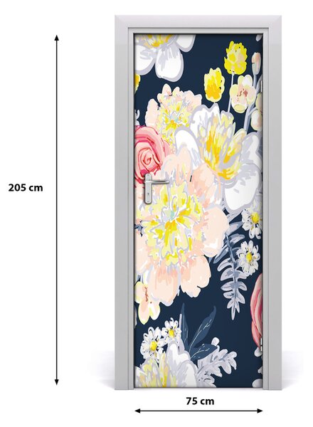 Rivestimento Per Porta Mazzo di fiori 75x205 cm