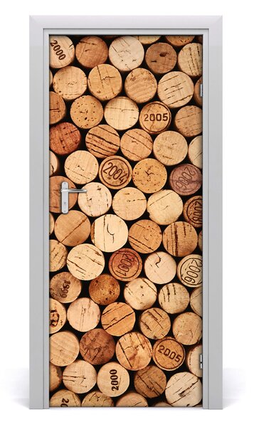 Adesivo per porta interna Ingampionali vinicole 75x205 cm