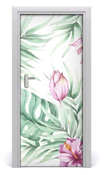 Rivestimento Per Porta Pattern hawaiano 75x205 cm
