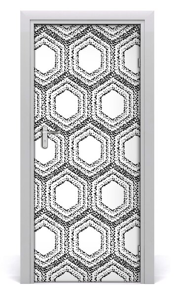 Adesivo per porta Sfondo geometrico 75x205 cm