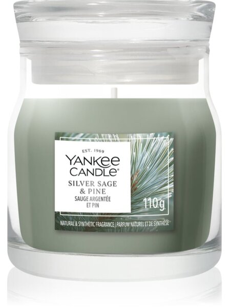 Yankee Candle Silver Sage & Pine candela profumata Signature 110 g