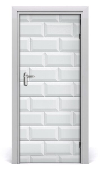 Poster adesivo per porta Parete ceramica 75x205 cm
