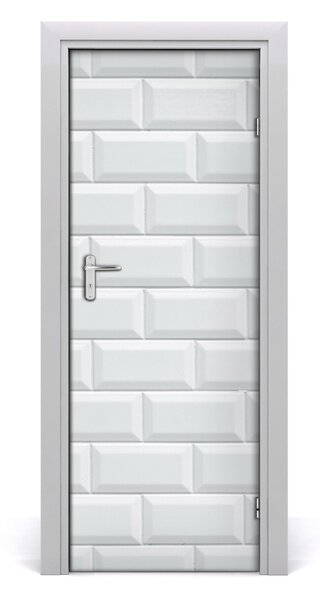 Poster adesivo per porta Parete ceramica 75x205 cm