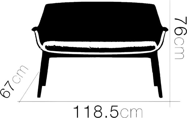 BICA Salotto da Giardino con Divano 2 Posti 2 Poltrone e Tavolino con Cuscini in Polipropilene colore Grigio - Luxor Lounge