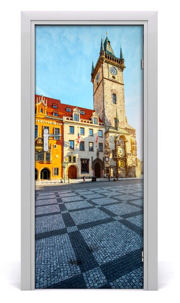 Poster adesivo per porta Praga, Repubblica Ceca 75x205 cm