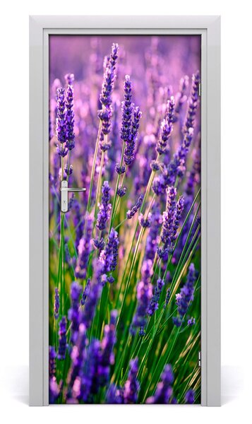 Sticker porta Campo di lavanda 75x205 cm