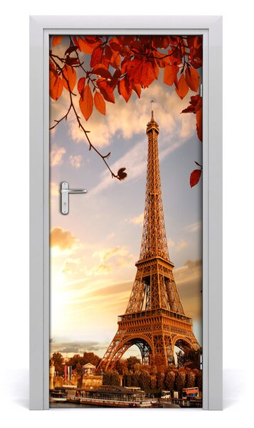 Adesivo per porta interna Torre Eiffel 75x205 cm