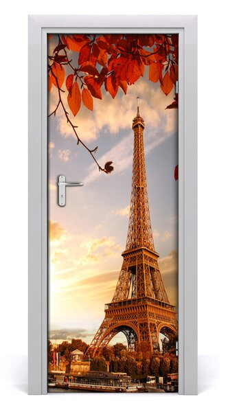 Adesivo per porta interna Torre Eiffel 75x205 cm