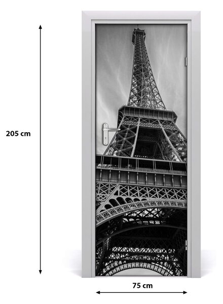 Adesivo per porta interna Torre Eiffel 75x205 cm