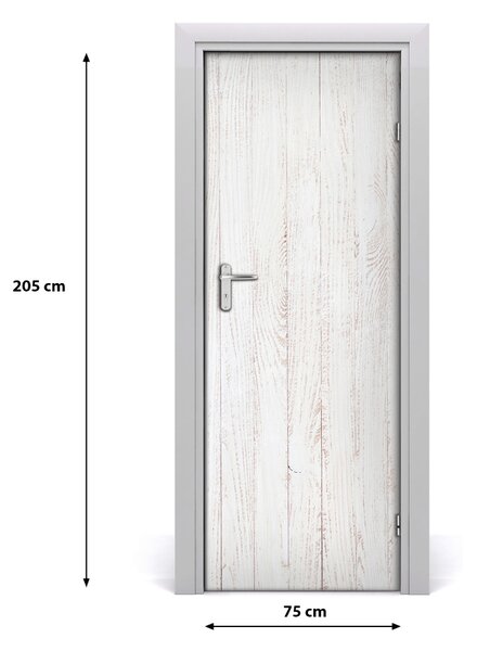 Adesivo per porta interna Sfondo di legno 75x205 cm