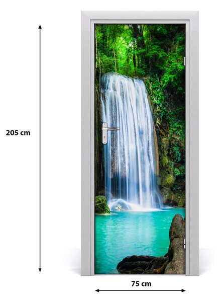 Adesivo per porta Cascata 75x205 cm