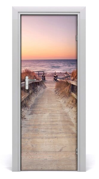 Poster adesivo per porta Sentiero per la spiaggia 75x205 cm