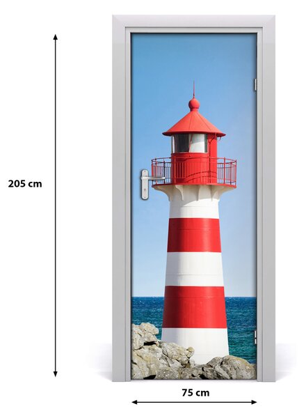 Adesivo per porta interna Faro 75x205 cm