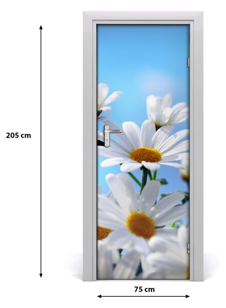 Adesivo per porta Margherita 75x205 cm