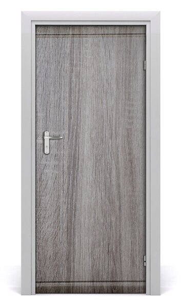 Adesivo per porta Casa in legno 75x205 cm