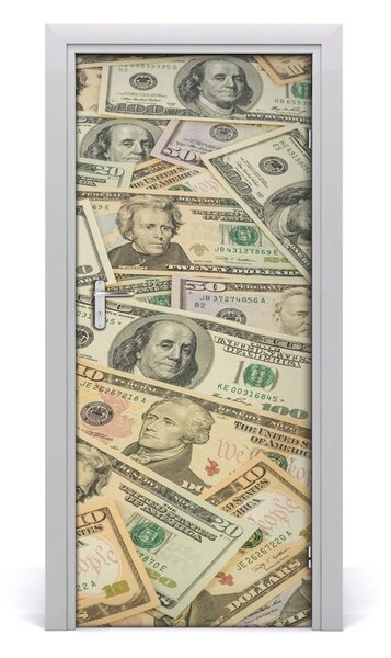 Sticker porta Banconote dollari 75x205 cm
