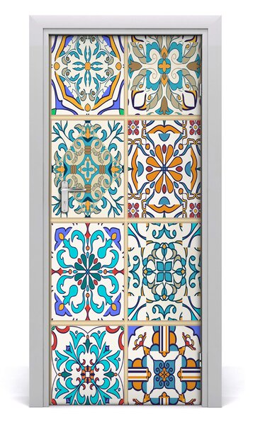 Poster adesivo per porta Piastrelle di ceramica 75x205 cm