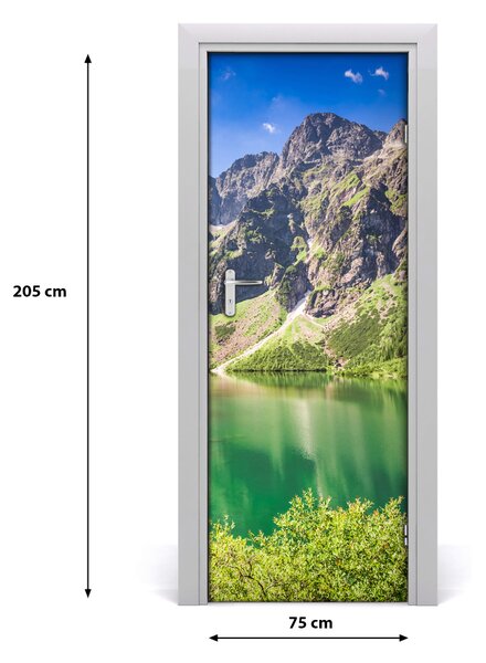 Poster adesivo per porta Morskie Oko Tatry 75x205 cm