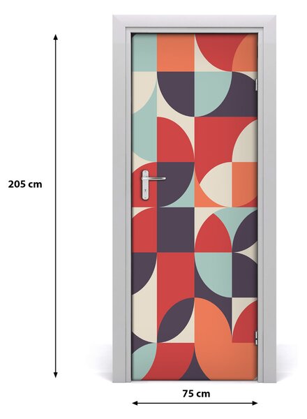 Poster adesivo per porta Background astratto 75x205 cm