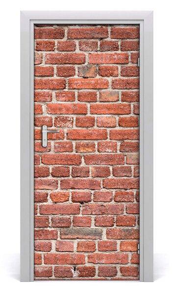 Sticker porta Muro di mattoni 75x205 cm