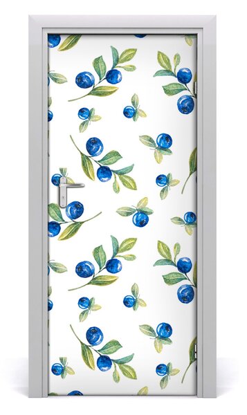 Sticker porta Frutti di bosco 75x205 cm