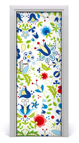 Adesivo per porta Modello etnico 75x205 cm