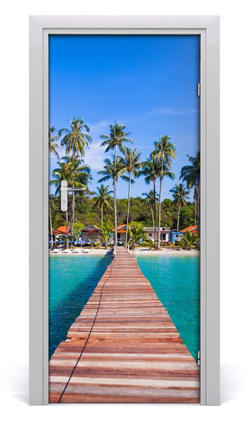 Rivestimento Per Porta Percorso tropicale 75x205 cm
