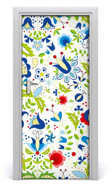 Adesivo per porta Modello etnico 75x205 cm