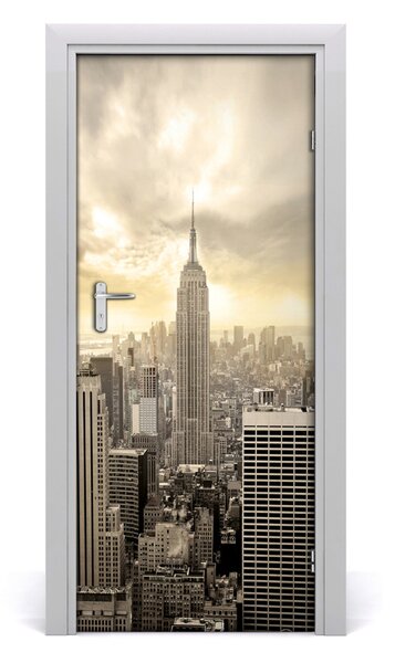 Adesivo per porta interna Manhattan New York 75x205 cm
