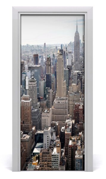 Adesivo per porta New York 75x205 cm