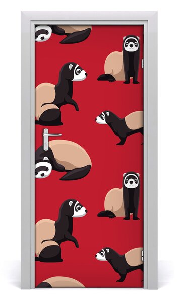 Sticker porta Furetto 75x205 cm
