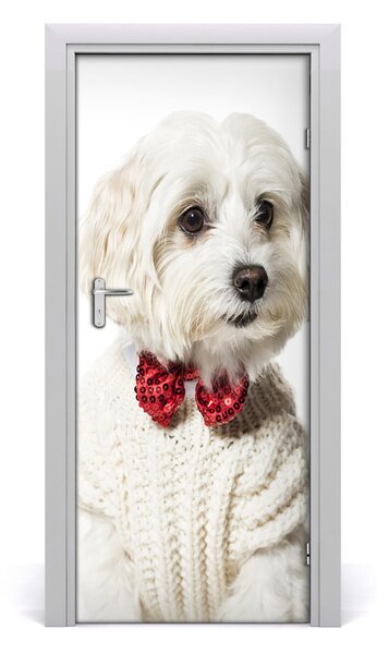 Adesivo per porta Cane 75x205 cm