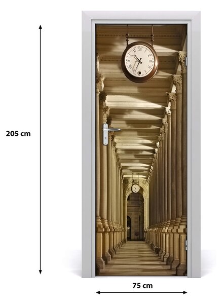 Adesivo per porta Market Colonnade 75x205 cm