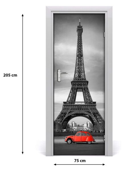 Sticker porta Torre Eiffel 75x205 cm