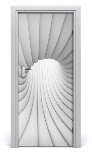 Adesivo per porta Astrazione del tunnel 75x205 cm