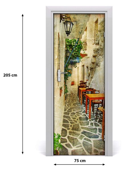 Rivestimento Per Porta Taverne greche 75x205 cm