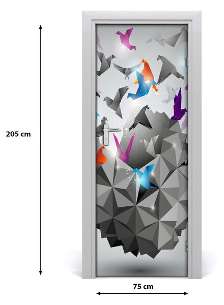 Poster adesivo per porta Libert? di carta 75x205 cm