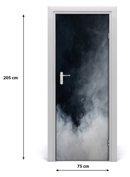 Adesivo per porta Fumo bianco per la casa 75x205 cm