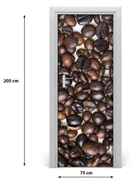 Rivestimento Per Porta Chicchi di caff? 75x205 cm