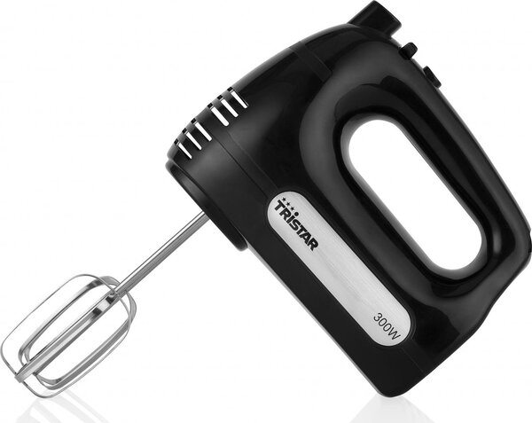 TRISTAR Sbattitore 6 Velocit Potenza 300W con Turbo e Fruste in Acciaio colore Nero - MX-4201