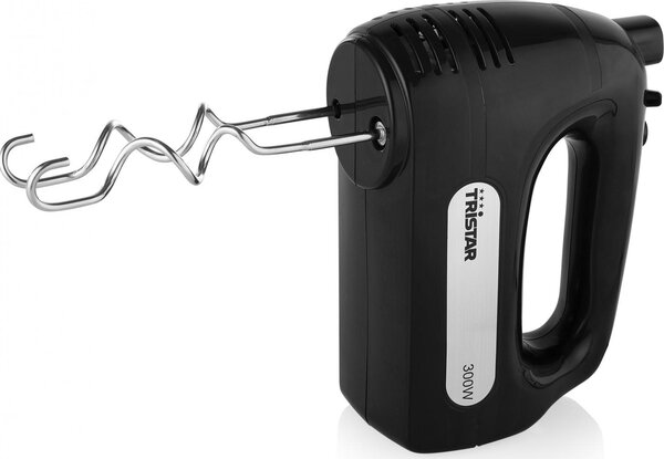 TRISTAR Sbattitore 6 Velocit Potenza 300W con Turbo e Fruste in Acciaio colore Nero - MX-4201